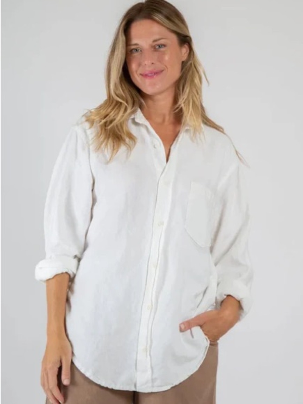 CPShades Joss Cotton button down, BNWT, size L